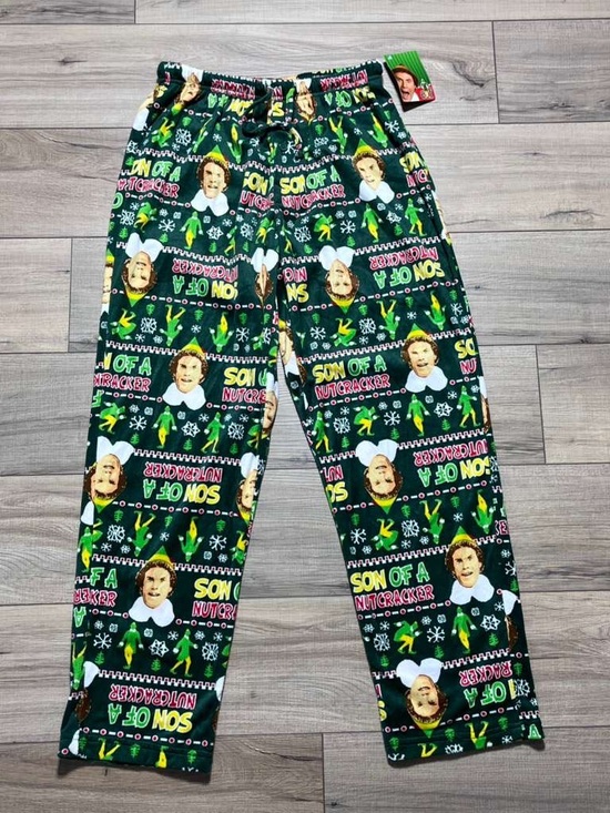 Elf Other - Elf Movie Mens Son Of A Nutcracker Fleece Pajama Lounge Pants Size Medium